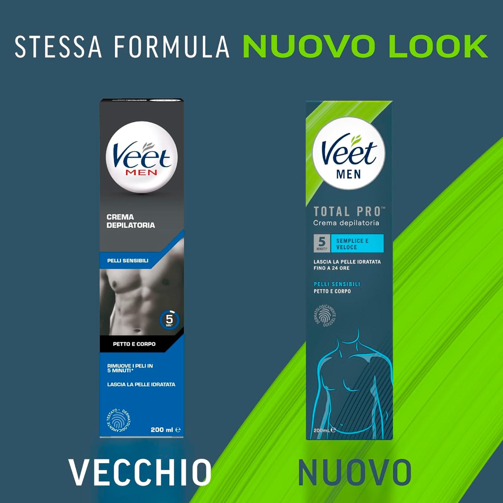 Durex Play Maxi Fun Vibratore Ricaricabile in Silicone Morbido Stimolatore Femminile Waterproof Dual Doppia Estremità + Crema Depilatoria Uomo Petto e Corpo Total Pro Idratante Pelli Sensibili 200ml