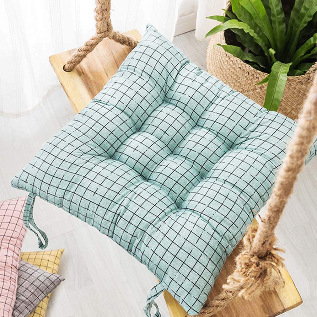 Cuscini Sedie 40x40cm, Cuscini da Sedia per Interno Ed Esterno, Quadrati Imbottitura Comoda E Spessa - Cuscino di Seduta per Sedie di Casa E Giardino