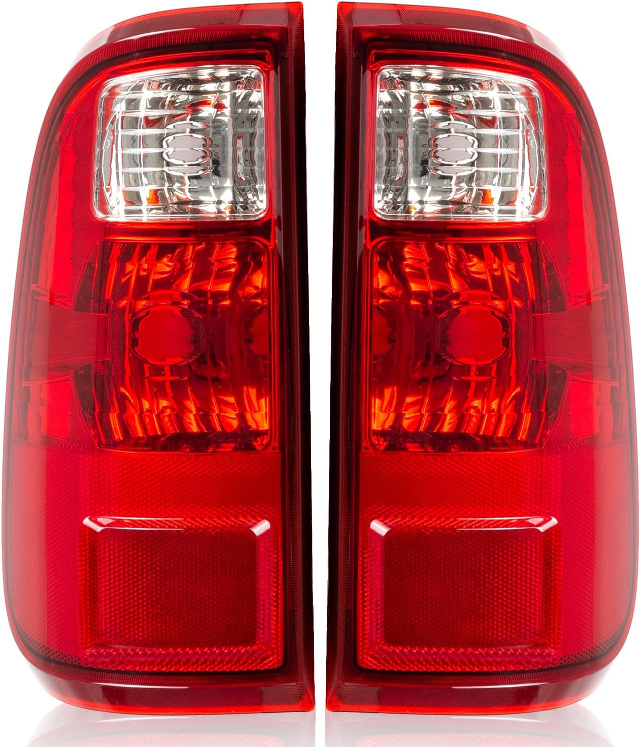 RANSOTO Tail Light Compatible with Ford F250 F350 F-250 F-350 F450 F550 Super Duty 2008-2016 Left Driver and Right Passenger Side Rear Brake Lamp Taillight Replaces BC3Z13405A, BC3Z13404A