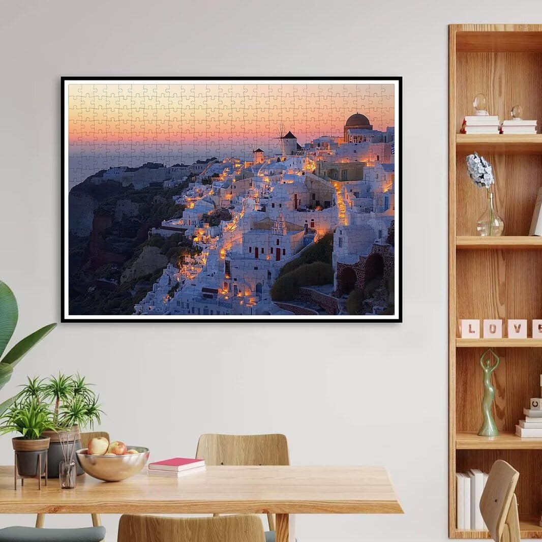 Puzzle 2000 Pezzi, Puzzle Santorini per Adulti, 100x71cm, Compact Box -4706