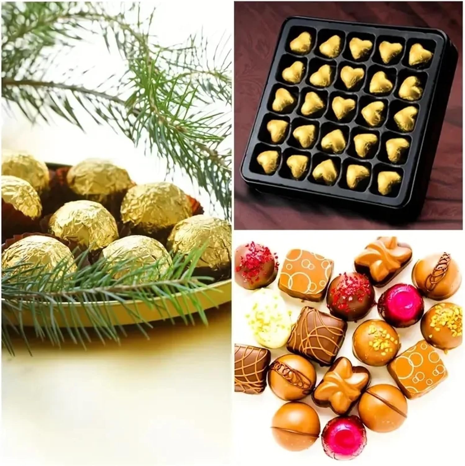 1500PCS Chocolate Bar Aluminum Foil Tin Wrapping Metal Embossing Candy Paper Wedding Party Supplies(15CM)