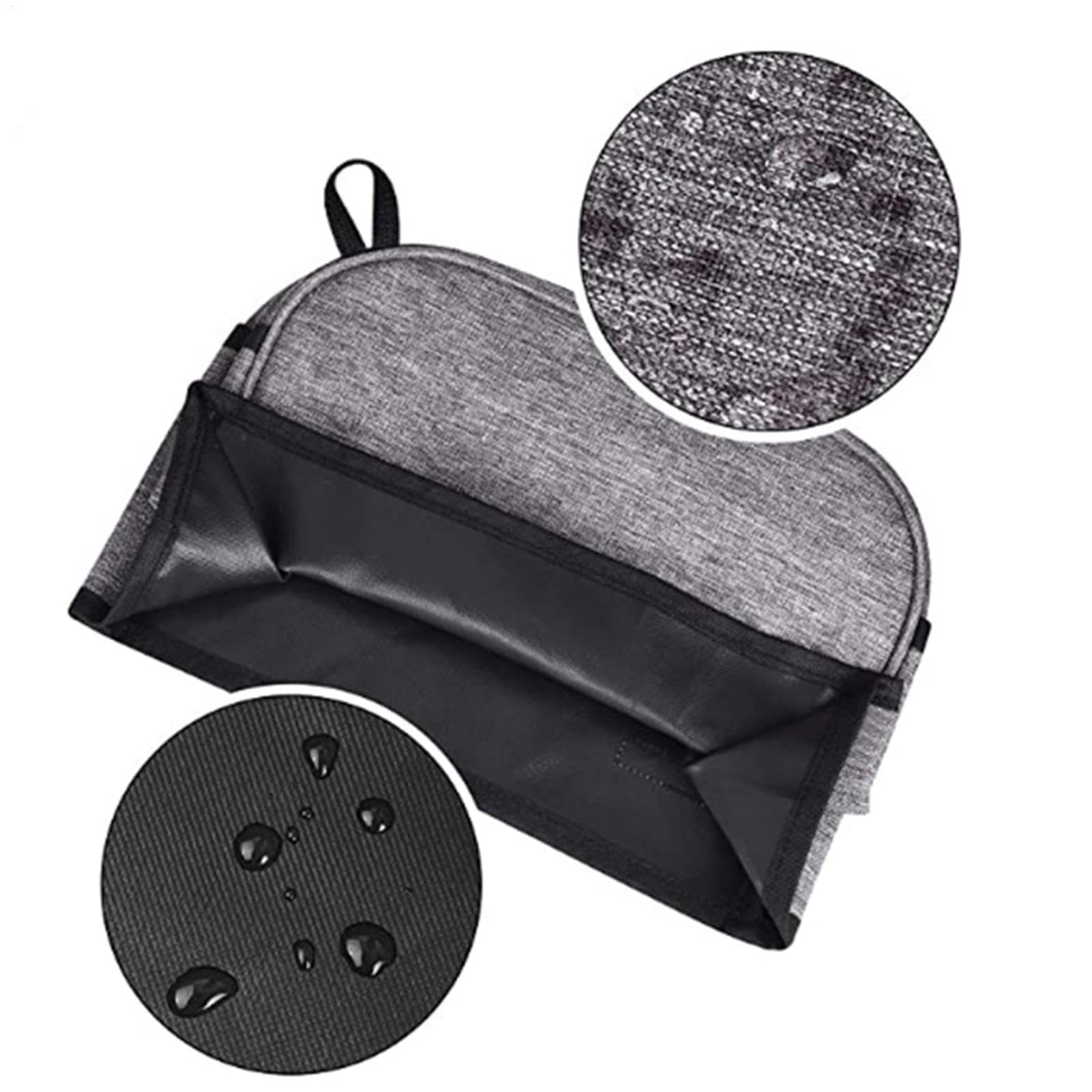 Toaster Cover, Toaster Cover for Two Toaster, Durable Appliance Dust Cover with Jam Spreader Cutter and Toaster Tongs, Stylish Protection for Toaster, Fingerprint and Dust Guard, Compact Storage