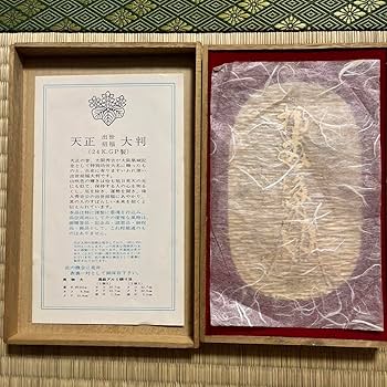 【天正大判/置物】 24KGP 金メッキ 招福 出世 開運 高級桐箱 Yahoo!オークション - 【美品】天正大判 出世招福 レプリカ 24K