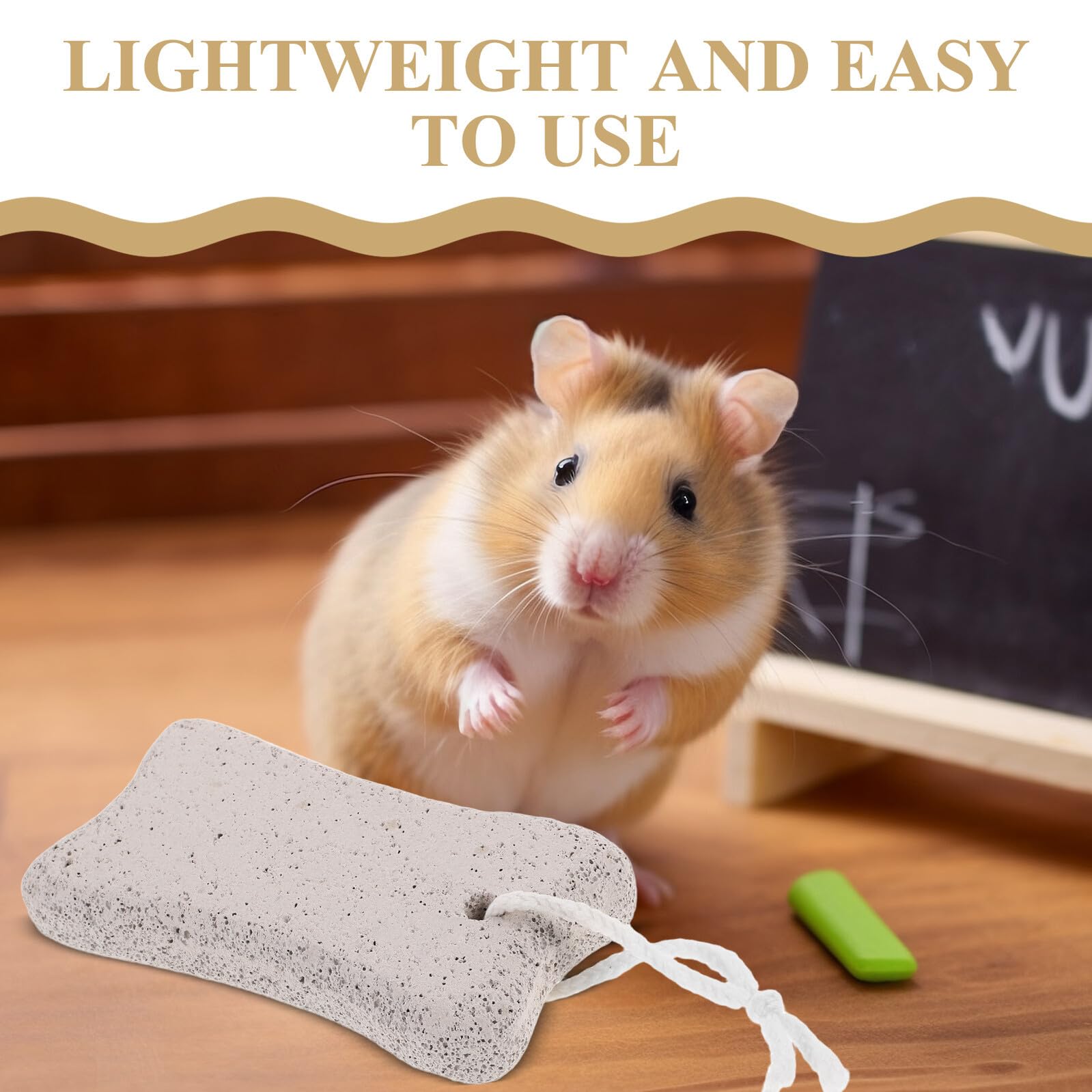 DOITOOL 10 Stück Teiliges Mineralische Kau Schleifsteine für Kaninchen Meerschweinchen Hamster und Chinchillas Langlebige Sichere Zahnpflege spielzeuge gegen Zahnüberwuchs