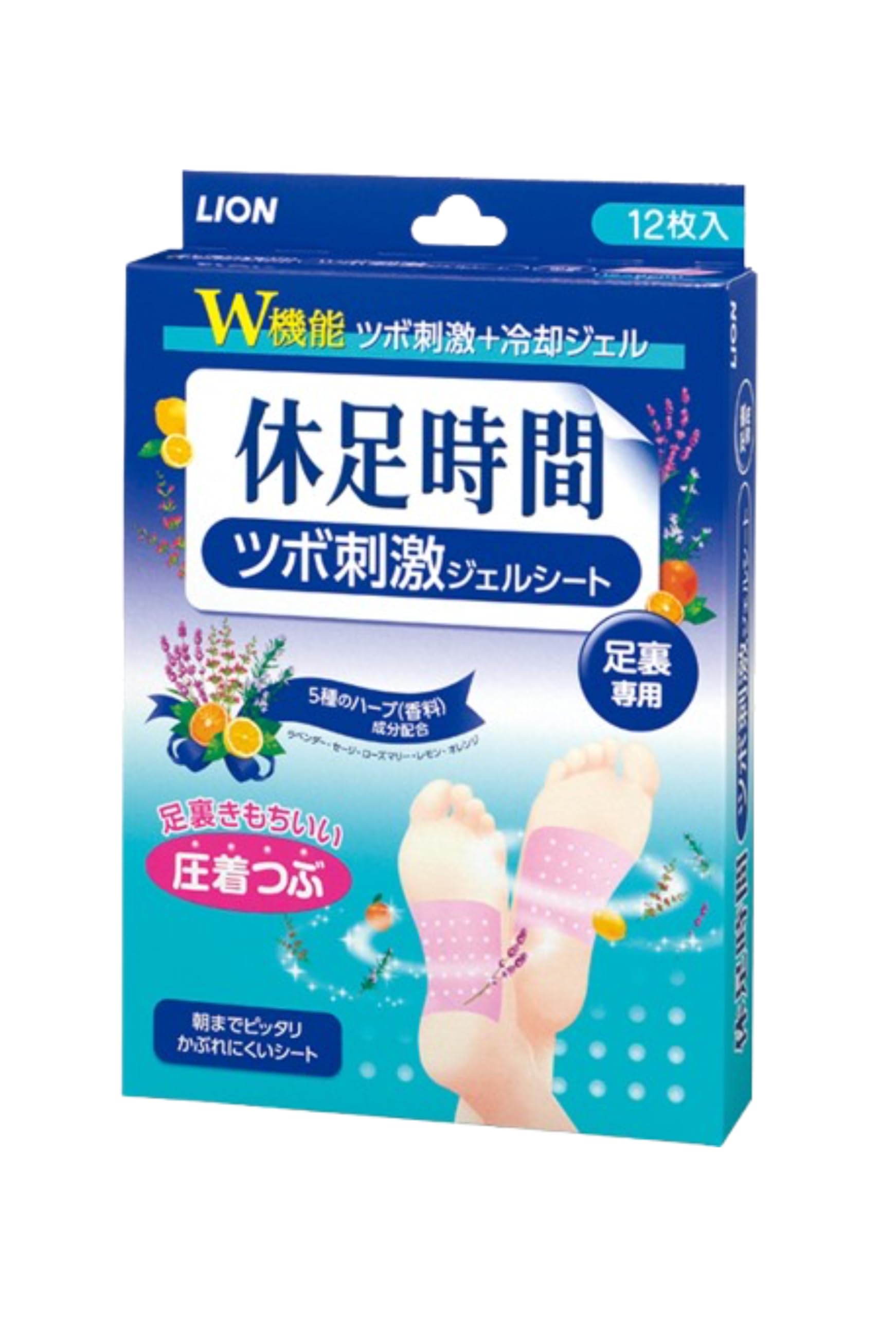 かえで4個目❣️休足時間 ツボ刺激ジェルシート 12枚入×40 Amazon.co.jp: 4個セット 休足時間 ツボ刺激ジェルシート 12枚