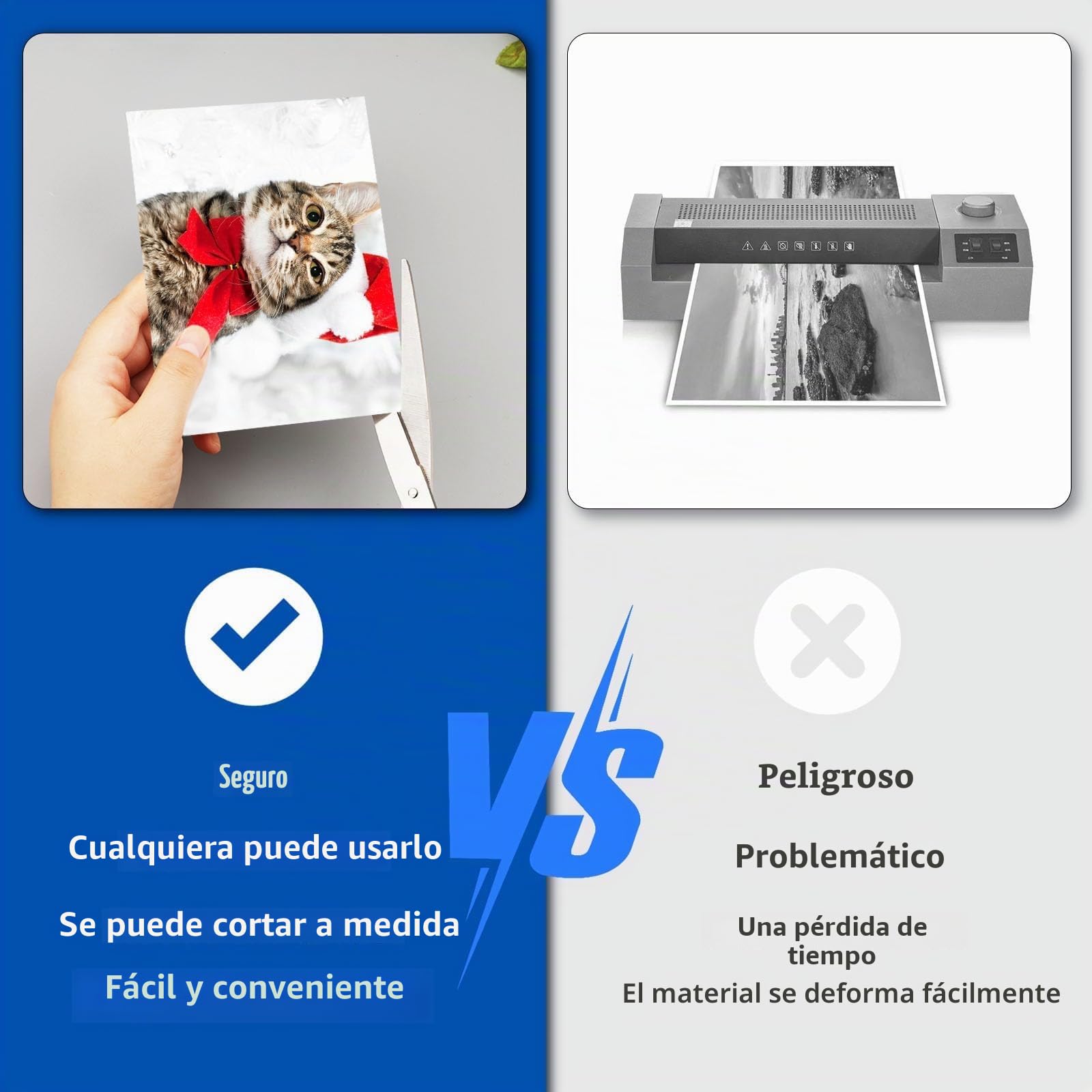 Mbsomnus 20 Piezas Láminas de Plastificar Autoadhesivas A4 Trasparente con Espatula Láminas para Plastificar 30x21.3cm para Fotos Tarjetas de Visita Sin Necesidad de Máquina