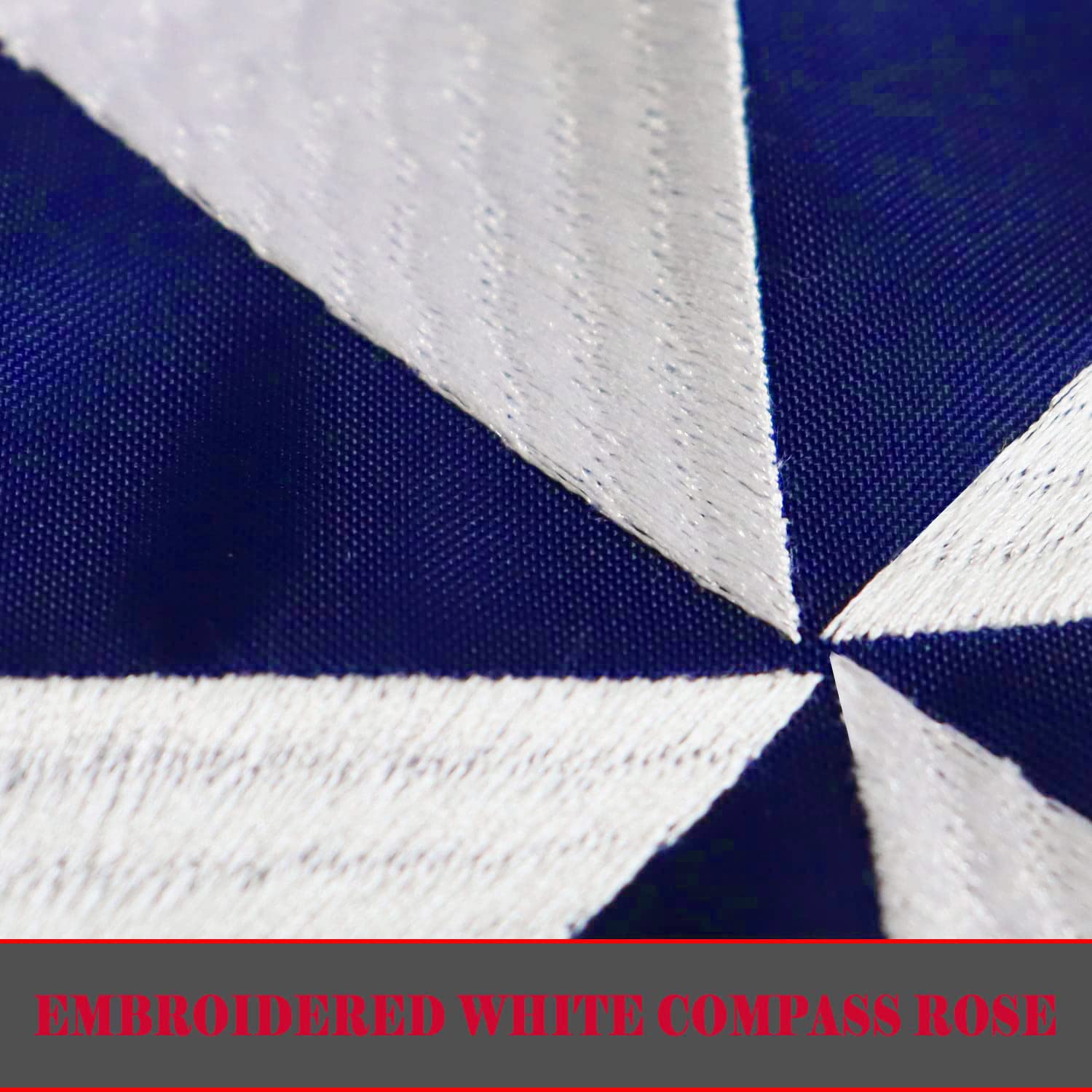 Robuste US-Flagge Aus Oxford-Nylon – 90x150 Cm, Doppelt Genäht, Mit Bestickten Sternen & Messingtülle