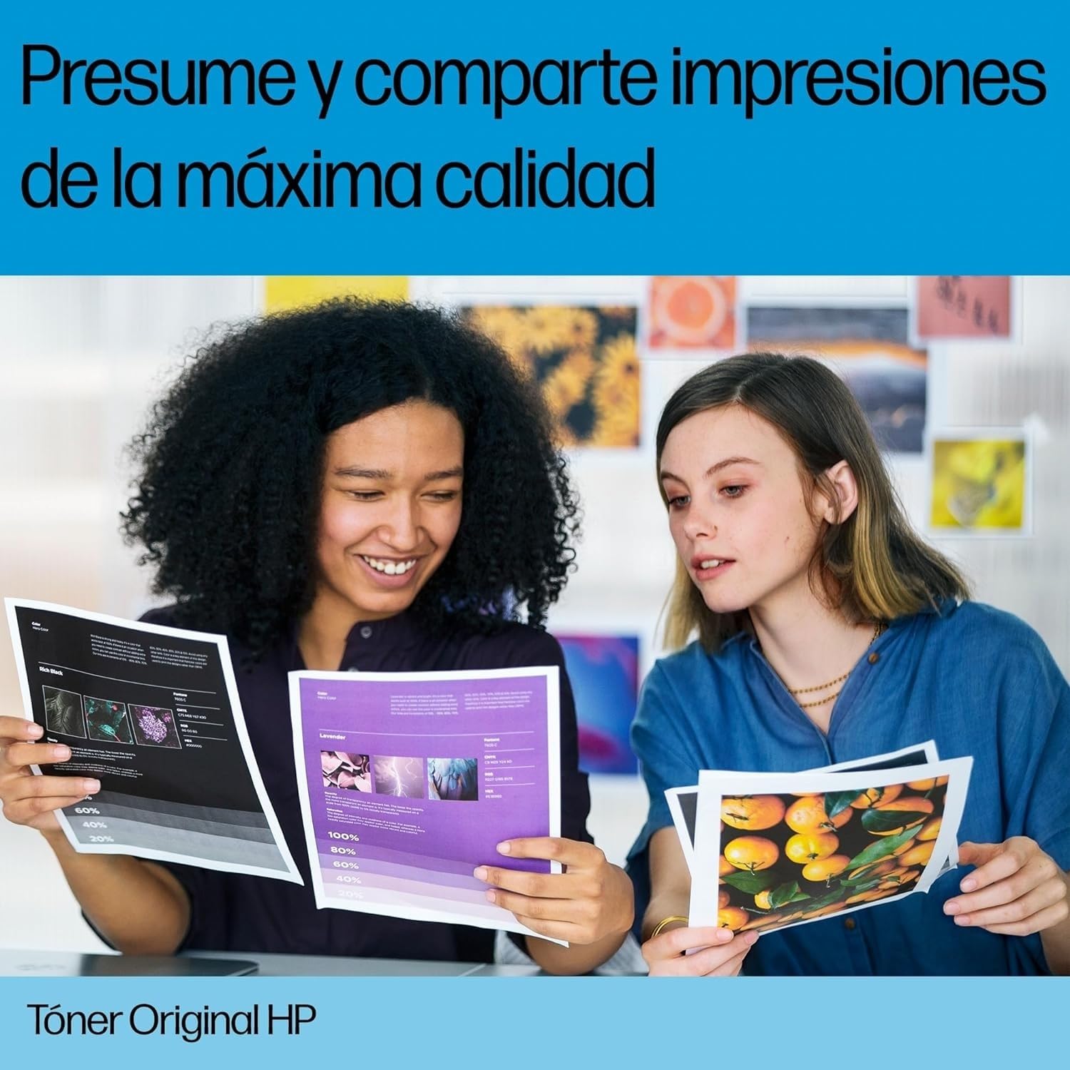 HP 207X W2211X, Cian, Cartucho Tóner de Alta Capacidad Original, de 2.450 páginas, para impresoras HP Color LaserJet Pro MFP M282nw, MFP M283fdn, MFP M283fdw, M255dw y M255nw