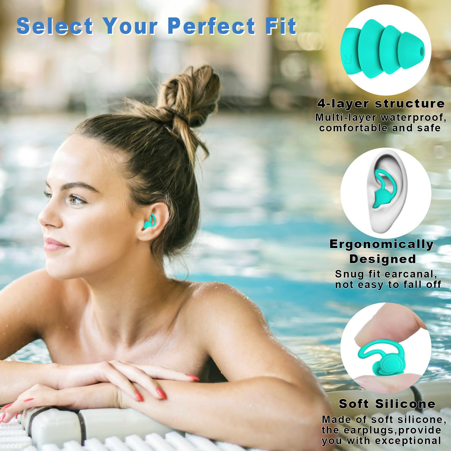 Bouchons d'oreille pour la natation