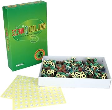 Korea Acupuncture 100% Wormwood Mugwort Moxibustion Mini Moxa Sticks On Cone Roll 1Box 180pcs Weak