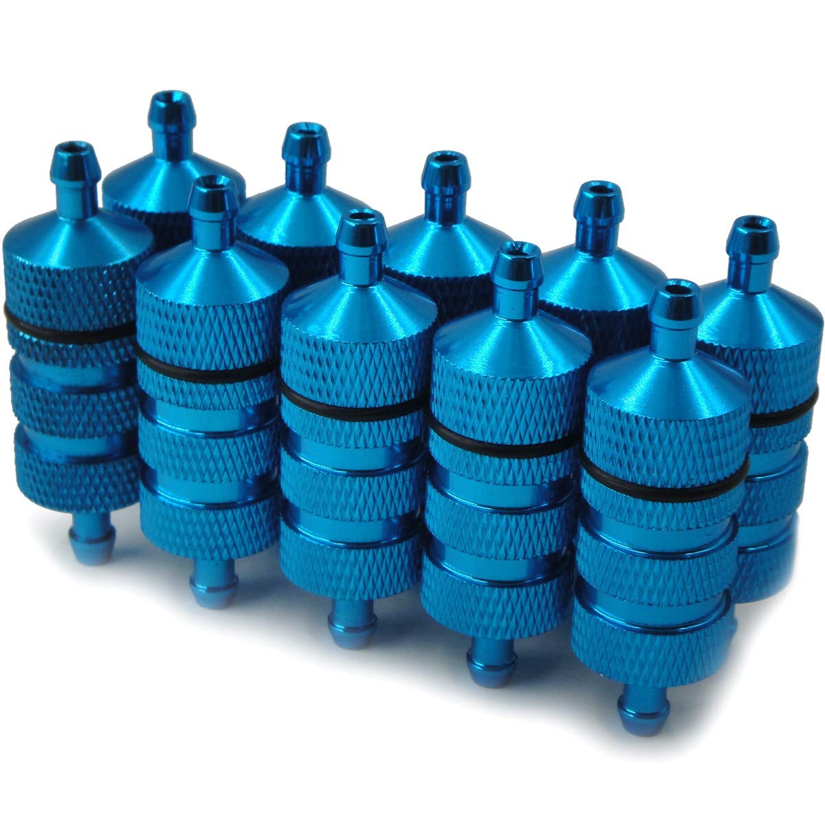 10pcs 36mm 1/8 & 1/10 RC Fuel Filter Aluminum for RC Nitro On-Road Buggy Car Truck