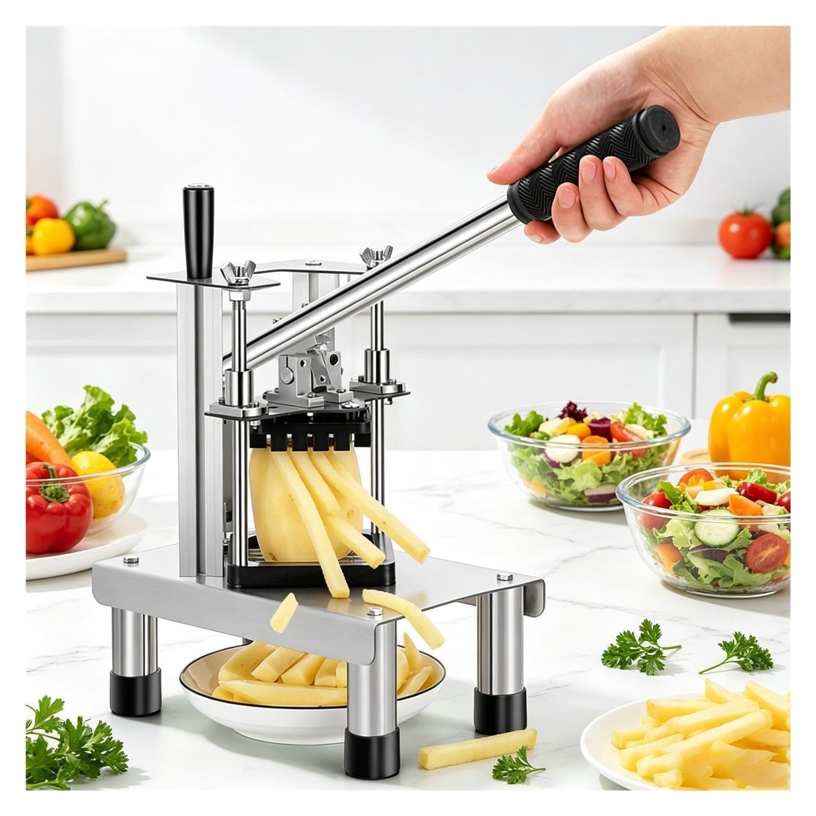 Coupe Legume Acier Inoxydable Manuel Pour Restaurant Et Usage Domestique