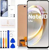 Tela de substituição para Samsung Galaxy Note 10 Lite N770 SM-N770F tela LCD digitalizador SM-N770F/DS SM-N770F/DSM Tela de vidro sensível ao toque, montagem completa com kits de reparo (não original)
