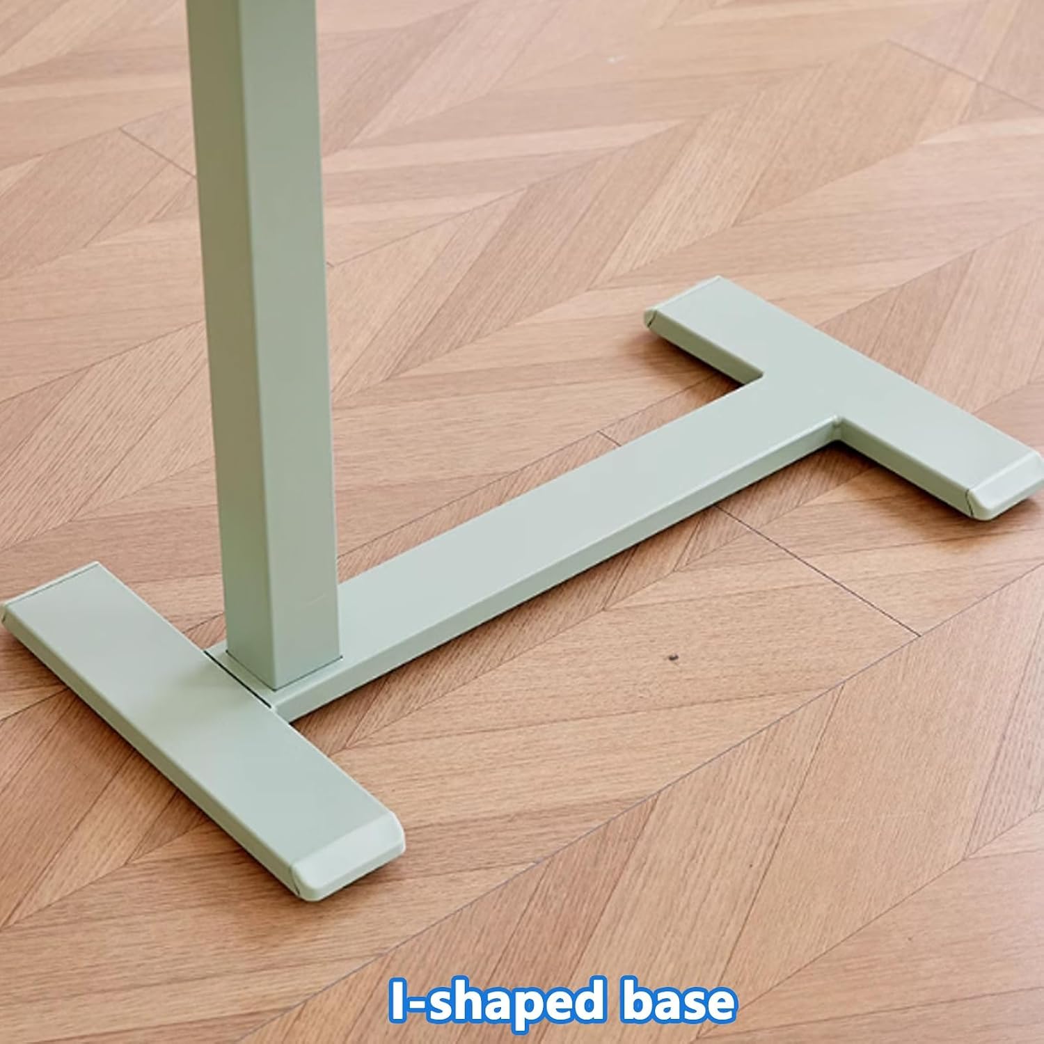 Overbed Table with Hidden Wheels, Laptop Desk with Flippable Panel, Movable Lifting Movable Overbed Table, C Shaped Laptop Desk for Living Room, Bedroom(Green)