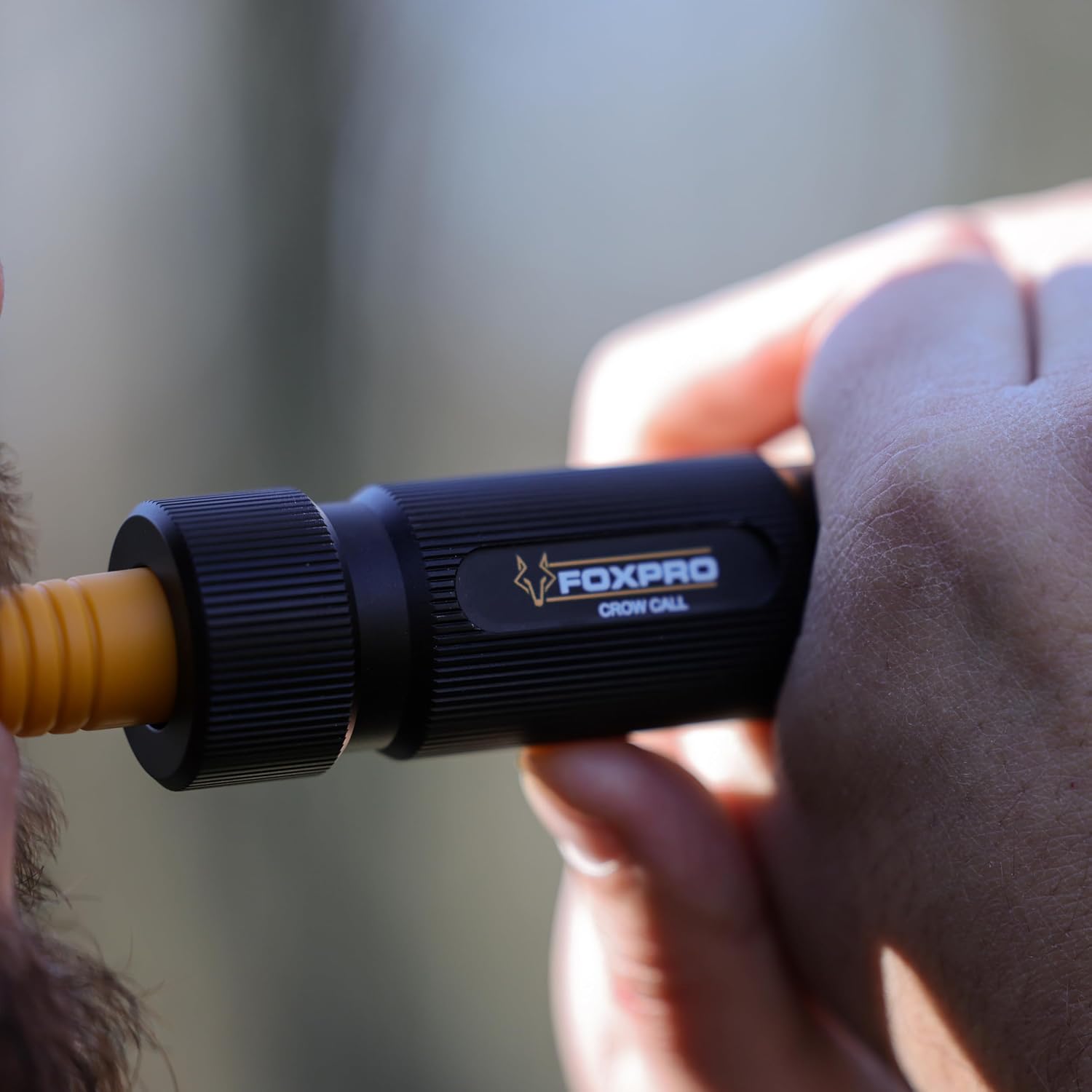 FOXPRO Crow Call - Durable Aluminum Alloy - Crisp Raspy Crow Sounds - Resonant High-Volume - Realistic Crow Calling - Made in USA