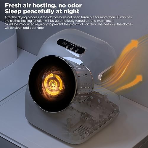 Miniatura 2 de Lavadora automática pequeña con secadora giratoria, mini lavadora de ropa interior de 2 litros, lavadora portátil con panel táctil LED, barril de