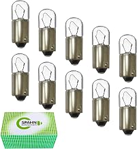 SPAHN -10 pieces light bulbs, 12 V, 2 W, Ba9s bulb, 12 volt, 2 watt, pack of 10