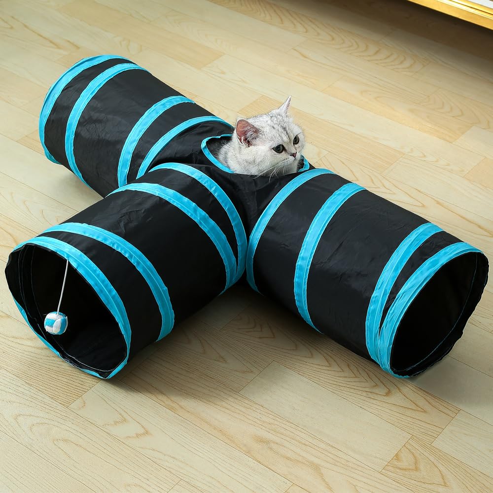 Tunnel Jeu Pet Tube Pliable Jouet pour Les Chats Lapins Chiens
