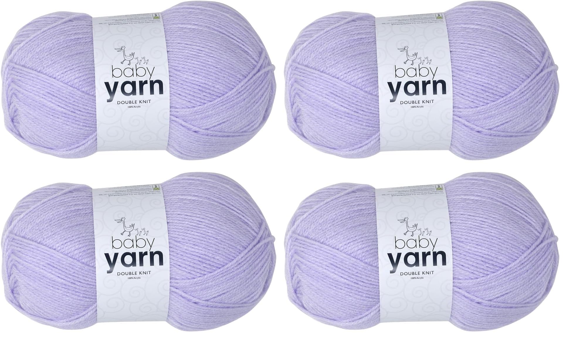 KORBOND DK Black Yarn - 100g Acrylic Wool - Lightweight, Hypoallergenic & Durable Double Knit Crochet Yarn Knitting Wool (290m Total) — view 19