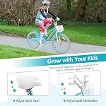 HONEY JOY Kids Bike, 12 14 16 18 20 Inch Toddler Bikes w/Training Wheels, Handbrake & Coaster Brake, Fully Enclosed Chain, Adjustable Handlebar & Seat, Kids Bicycle w/Basket, Girls Boys Bike 3-8