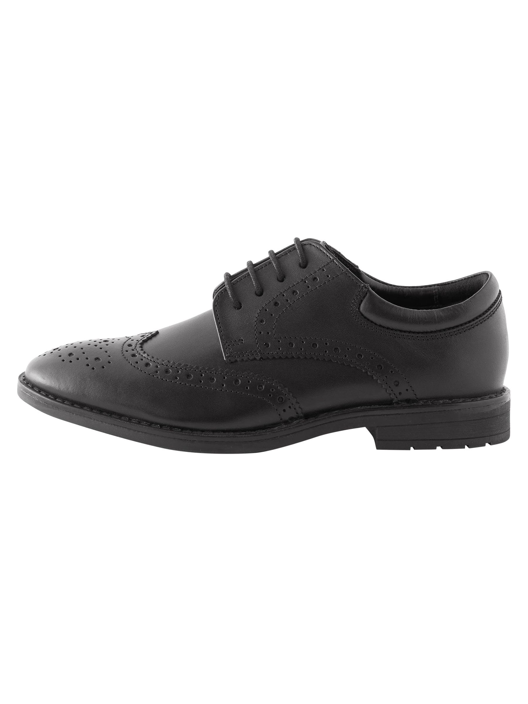 NEXT Garçon Chaussures Richelieu en Cuir à Lacets pour l’école