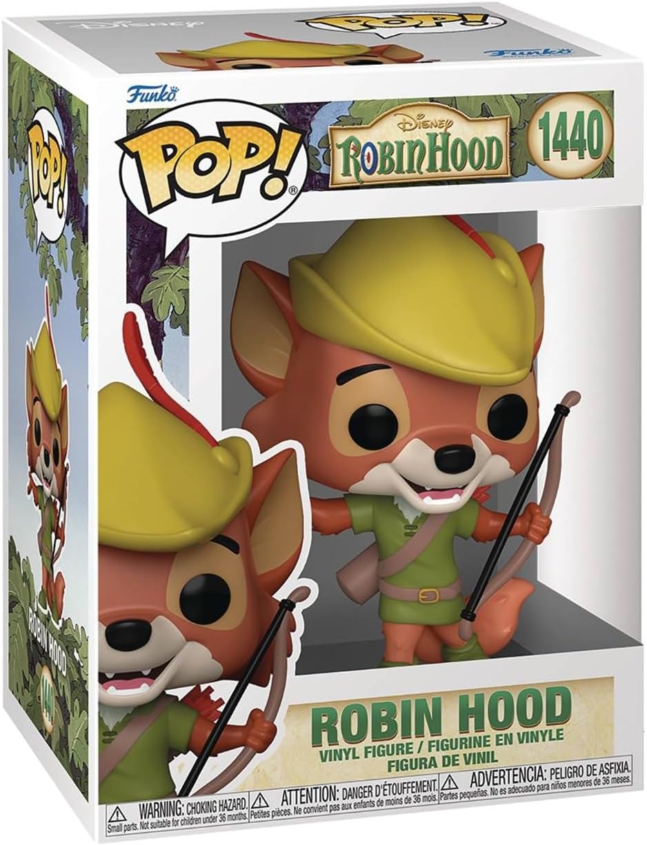 POP Disney: Robin Hood - Robin Hood Funko Vinyl Figure (Bundled with Compatible Box Protector Case), Multicolored, 3.75 inches - Image 3