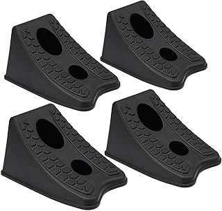 TONDA Wheel Chocks, Heavy Duty Wheel Wedge for Car, Travel Trailer - 8