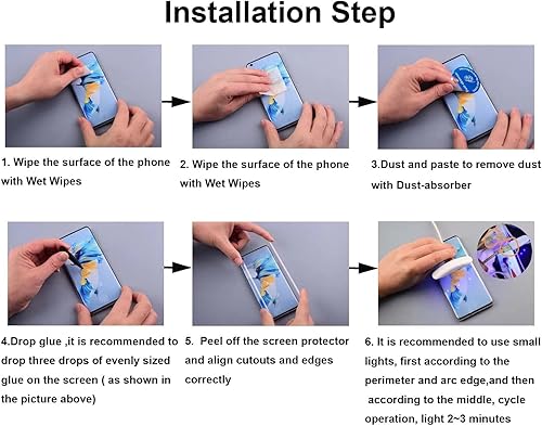 Miniatura 8 de Protector de pantalla de privacidad para Samsung Galaxy S21 Ultra 5G de vidrio templado de 6.8 pulgadas (paquete de 2) con protector de lente de