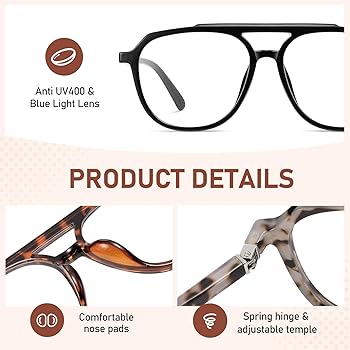Amazon.com: LKEYE Aviator Reading Glasses for Women Men