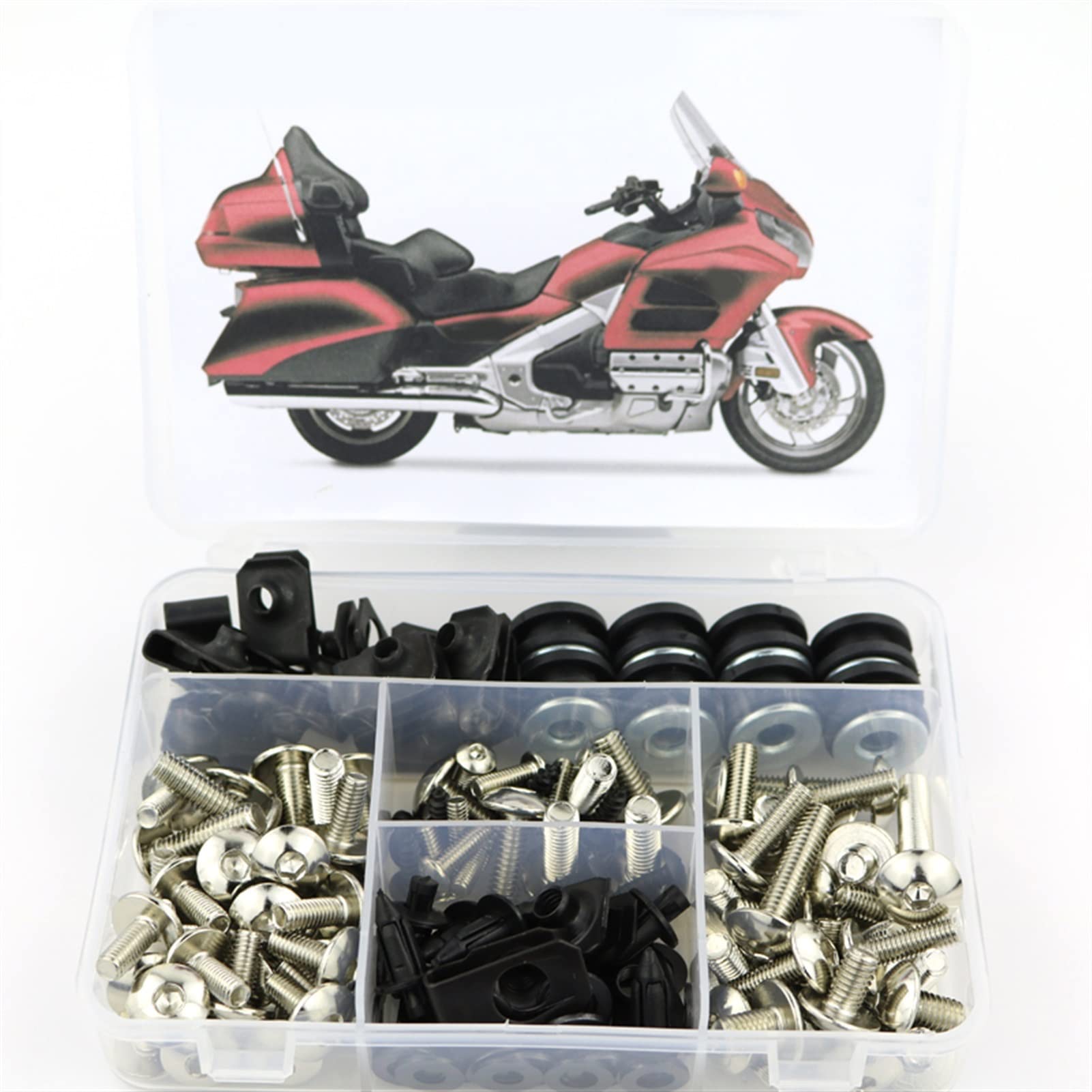 Tornillos de carenado tuercas de velocidad y tornillos de cubierta lateral para Honda GL1800