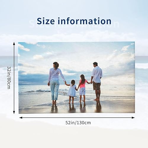 Miniatura 10 de Toalla de playa personalizada para piscina añade tu imagentextoLogo personalizada toalla de baño de microfibra súper absorbente para viajes natación