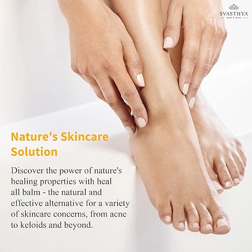 Miniatura 5 de Svasthya - Aceite esencial para curar todo el bálsamo  agrietado, sequedad, heridas e irritación, bálsamo para el cuidado de la piel con