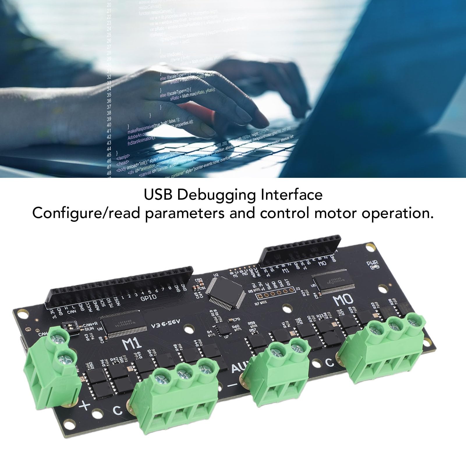 Zunate Sterownik Silnika BLDC, Procesor STM32F405RGT6 o Prądzie Szczytowym 120 A z Interfejsami CAN PWM do Debugowania USB, do Sterowania Trójfazowym Silnikiem BLDC