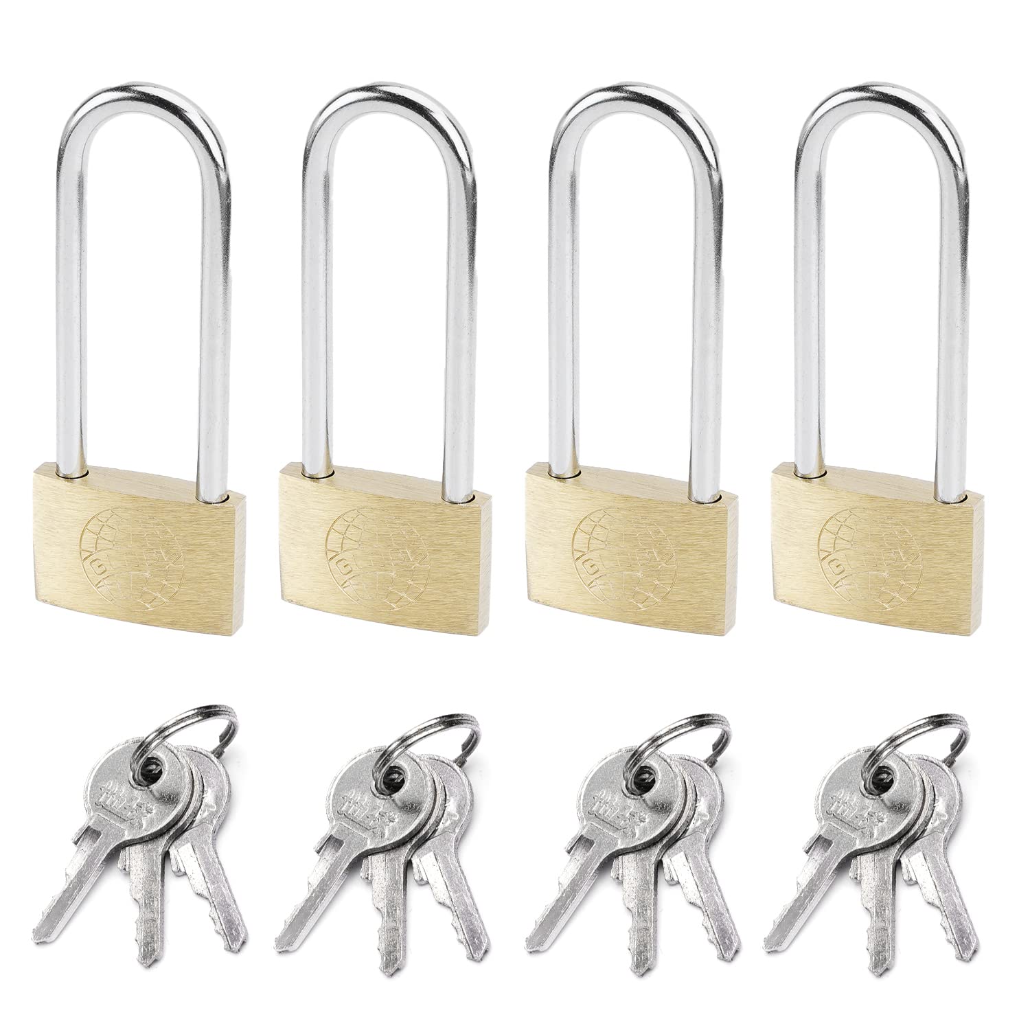 THIRARD - Cadenas à Clé Mach 3 Laiton Extérieur Anse Acier 60mm 2 Clés - THIRARD - La Poste Pro