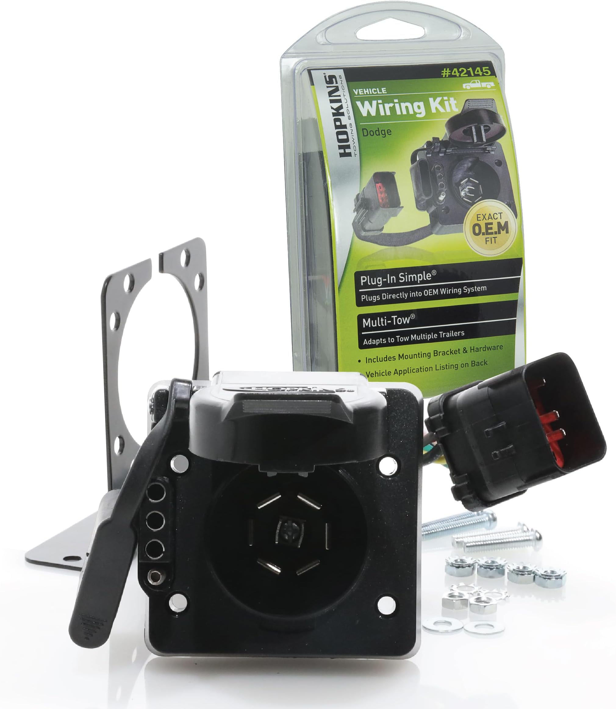 Hopkins 42145 Plug-In Simple Multitow 7:4 OE Replacement Harness