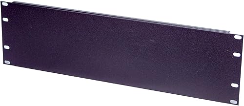 Miniatura 2 de RCB1090-3U 3U Panel de llenado en blanco para montaje en rack con bridas agregadas en la parte superior e inferior para rack de servidores estándar