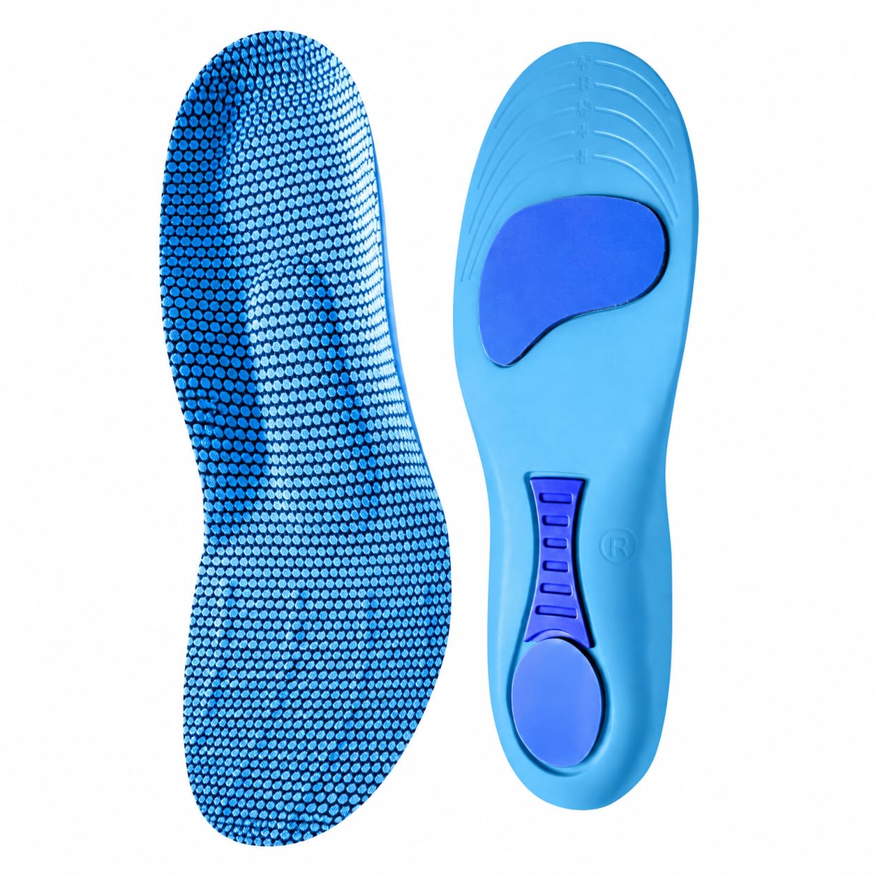Santellia Vital+ Semelles Orthopédiques Unisexes avec Soutien de la Voûte Plantaire et Amorti pour Marche Travail Sport et Usage Quotidien (43/44)