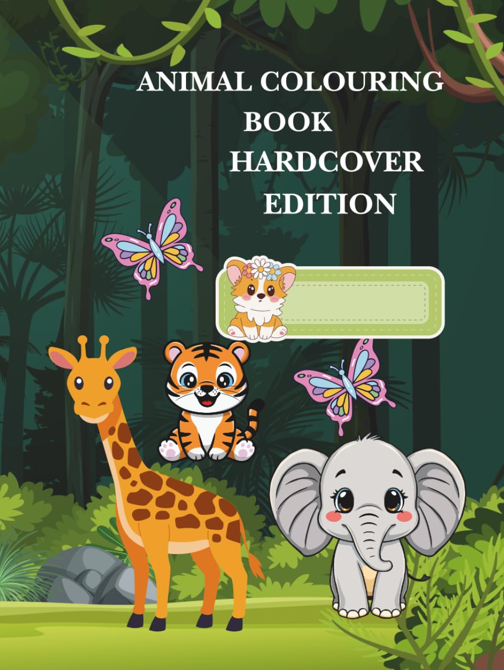 ANIMAL THEMED COLOURING BOOK FOR KIDS