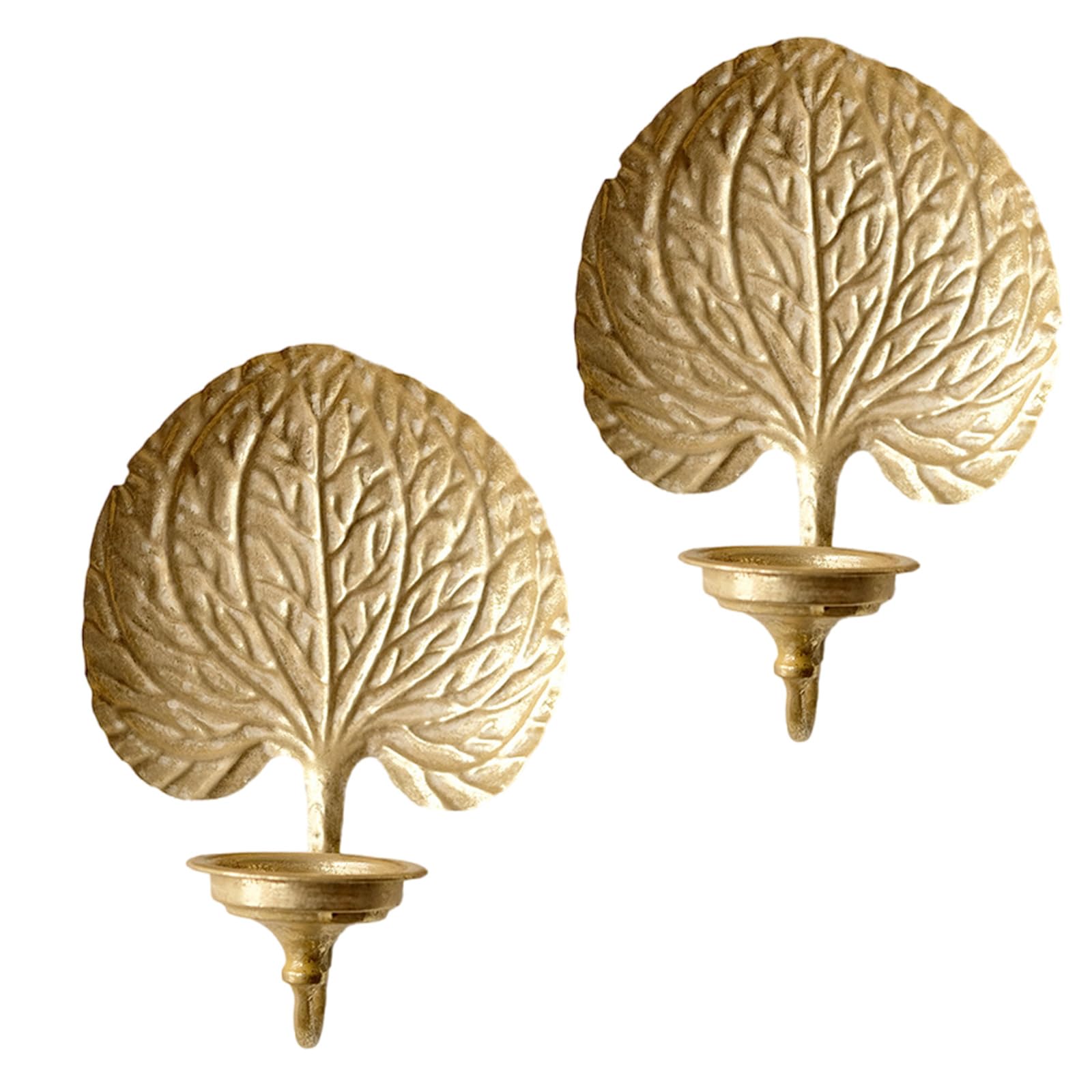 Appliques murales palmiers dorés lot de 2 pour embellir un mur vide - 7