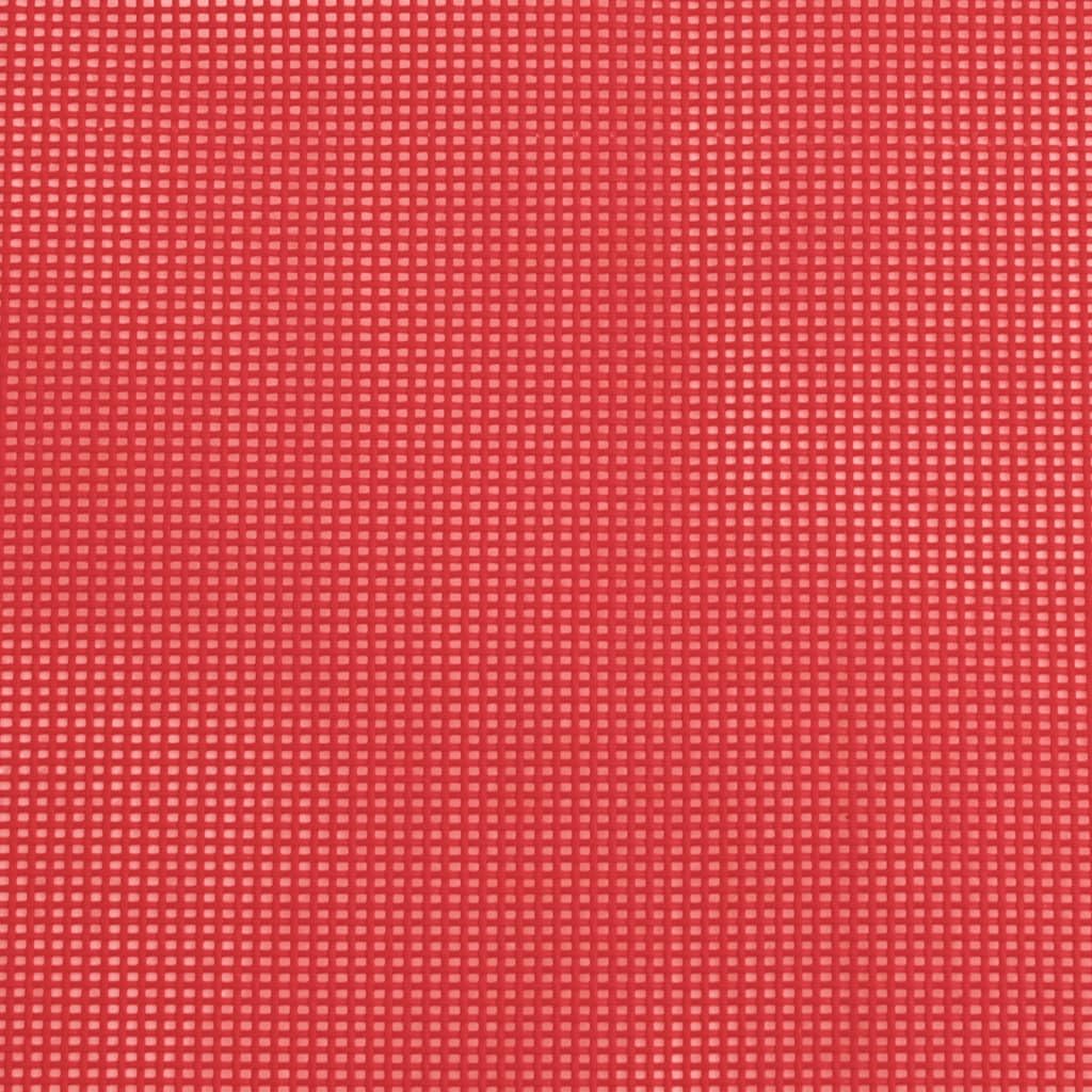 Sonnenliege Gartenliege klappbar 2 STK rot Textilene Stahl Liegestuhl Relaxliege Bäderliege für Terrasse Pool Balkon Outdoor Camping, verstellbar, platzsparend