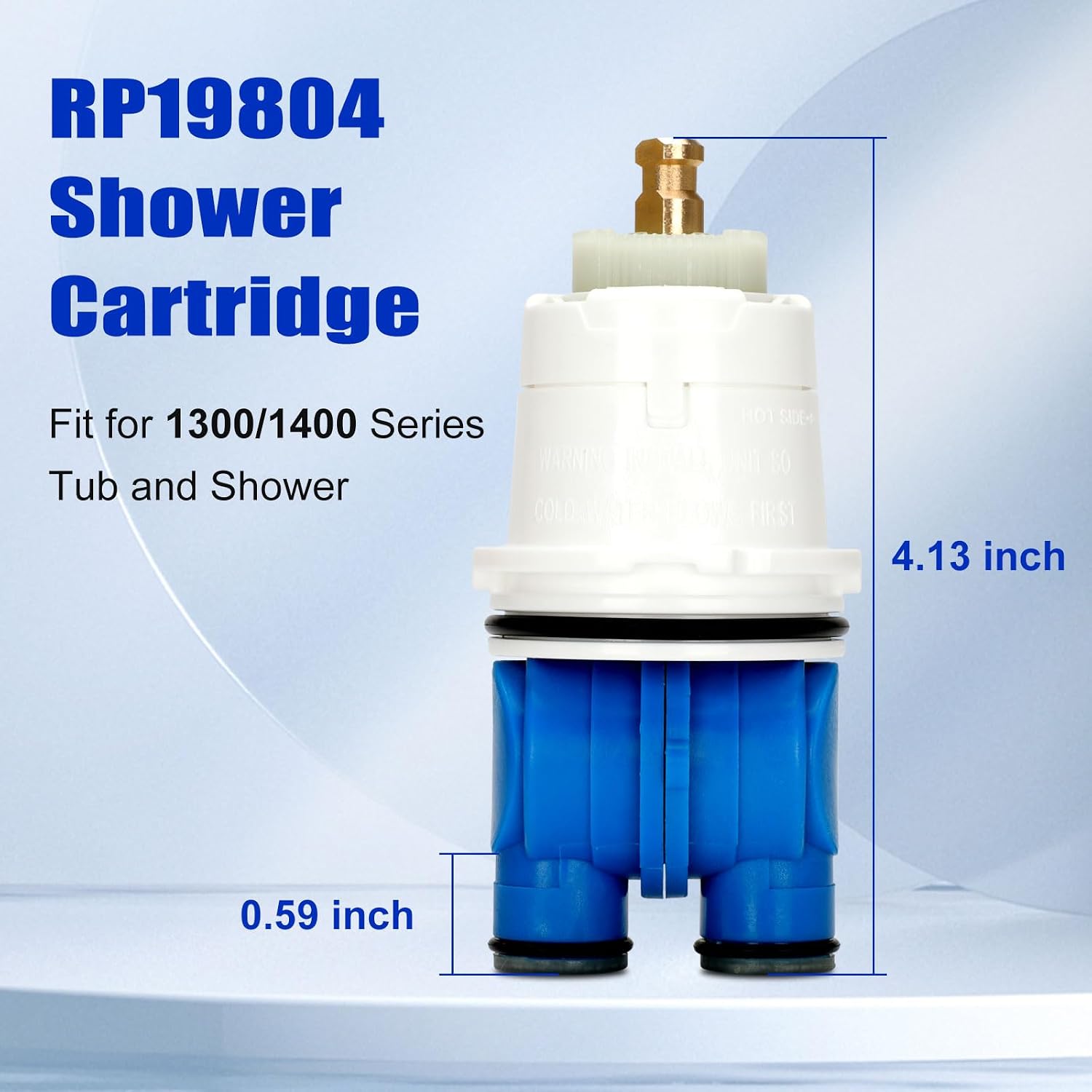 RP19804 Shower Cartridge Assembly,Shower Valve Cartridge Replacement for 1300/1400 Series Tub and Shower, Pressure Balance Cartridge Compatible with Single-Handle Monitor Shower (1993~2007),2PCS