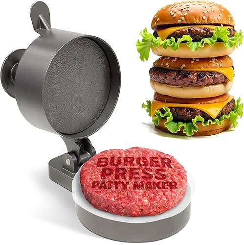 Shop Square Burger Press Patty Maker – Adjustable Thickness (1/4