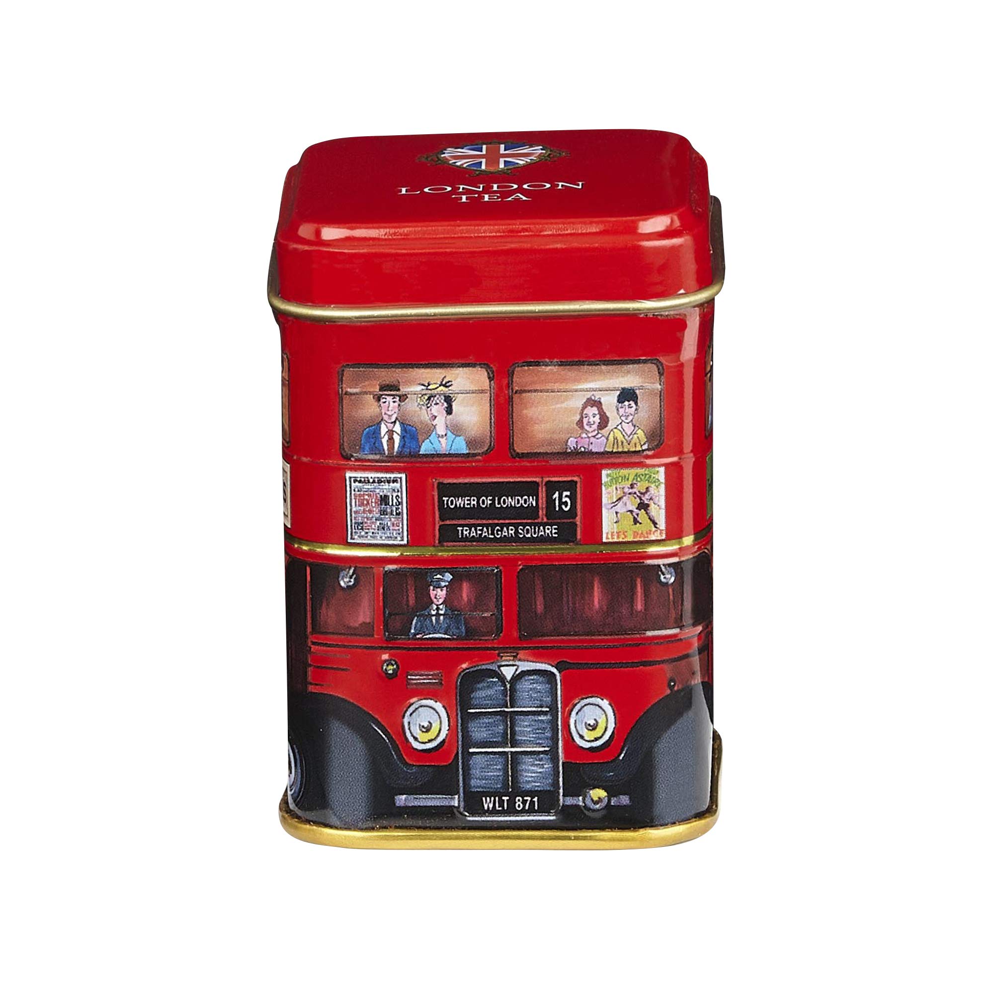 New English Teas London Red Bus Loose Tea Mini Tin 25 g (Pack of 6)