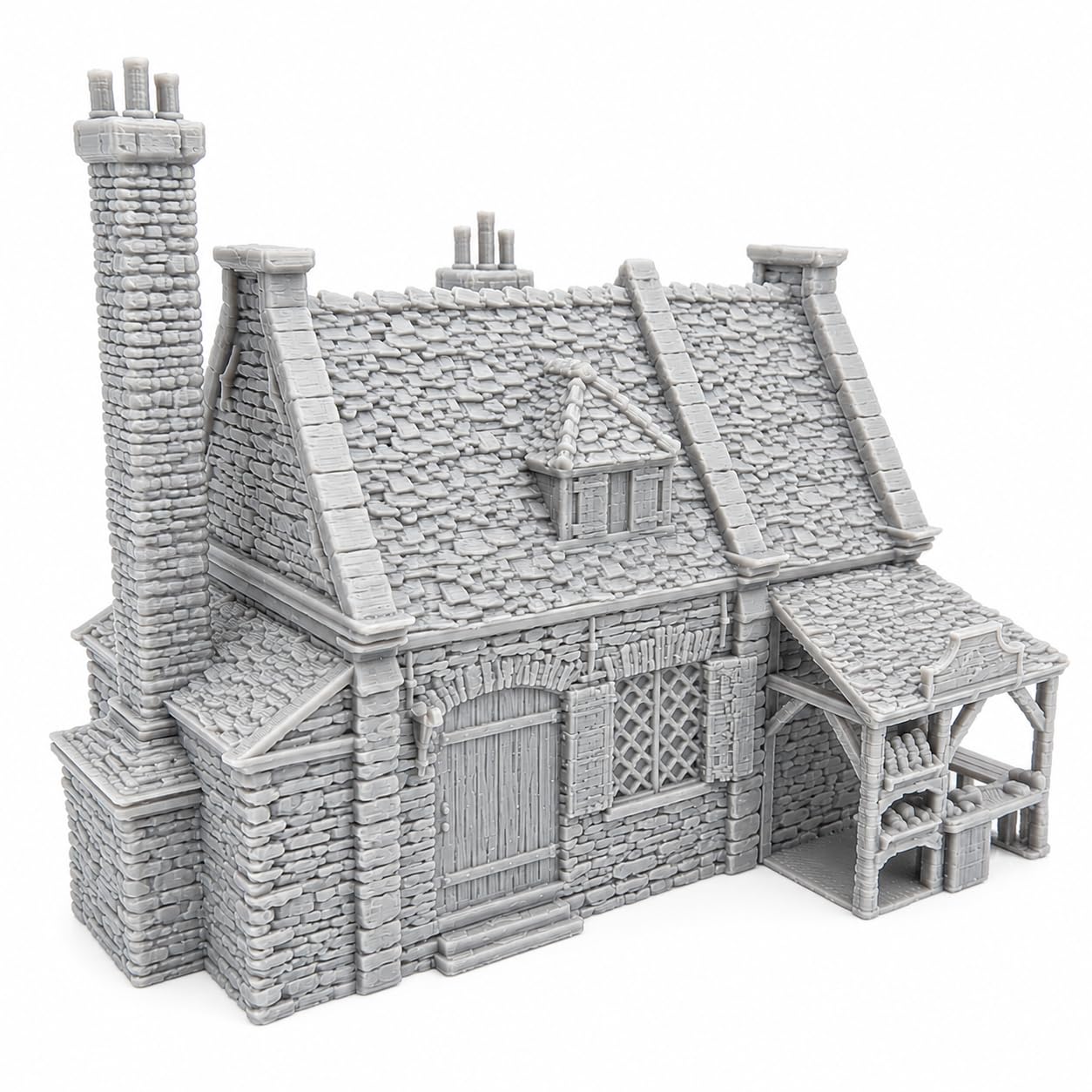QP3D - Wargaming Terrain - Walter Bakery – Historic European Bakery Building 15mm–20mm Scale Terrain for Wargaming, Napoleonic Battles, Railway Layouts & Dioramas (15mm Scale) — image 1