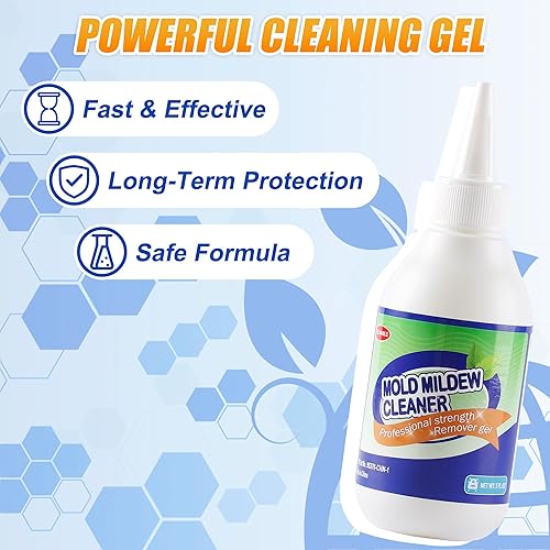 Miniatura 5 de Gel removedor de manchas negro para ducha doméstica, fregaderos de cocina, paredes, azulejos, lechada, baños, lavadora y tiras de refrigerador, 5