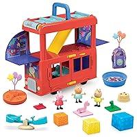 Peppa Pig Habro, Playset Festa sul Bus di Peppa 2 in 1