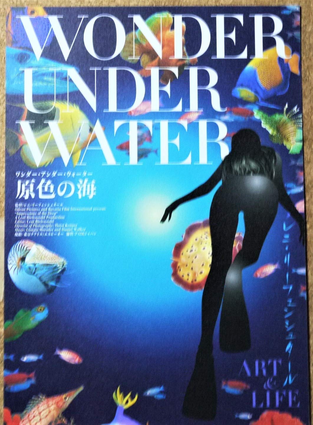 Amazon.co.jp: 映画チラシ「ワンダー・アンダー・ウォーター 原色の海  