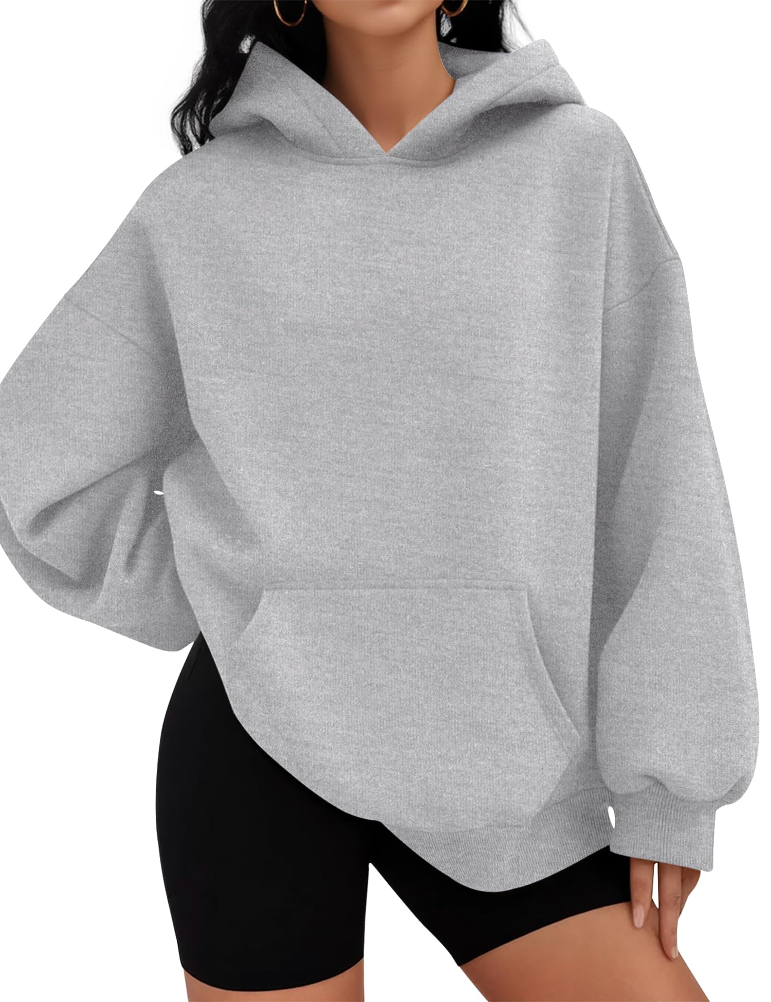 LOMON Hoodies for Women Oversized Sweatshirt Fleece Tops