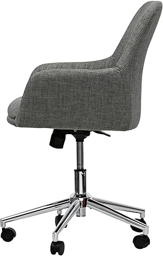 Miniatura 13 de Alera ALEWS4241 Mid-Century - Silla de trabajo con capacidad para hasta 275 libras. Altura del asiento de 18.9 a 22.24 pulgadas. Color gris