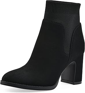 Women's Grapery Block Heel Sock Bootie